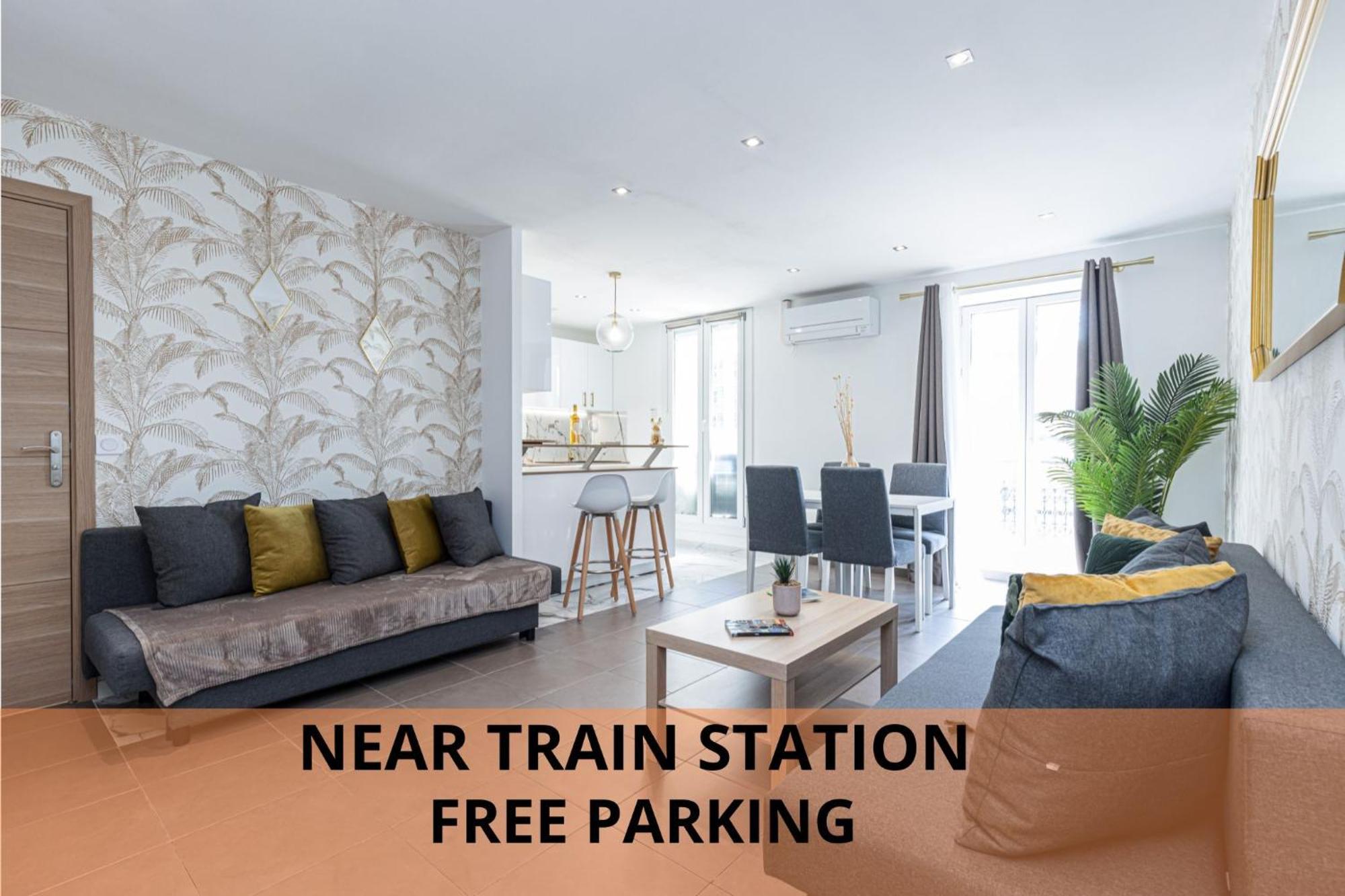 La Casa Reine Jeanne- Central Pres De La Gare - Wifi - Parking - Neuf Et Confort Ницца Экстерьер фото